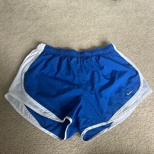 Nike Royal Blue Athletic Shorts with White Trim